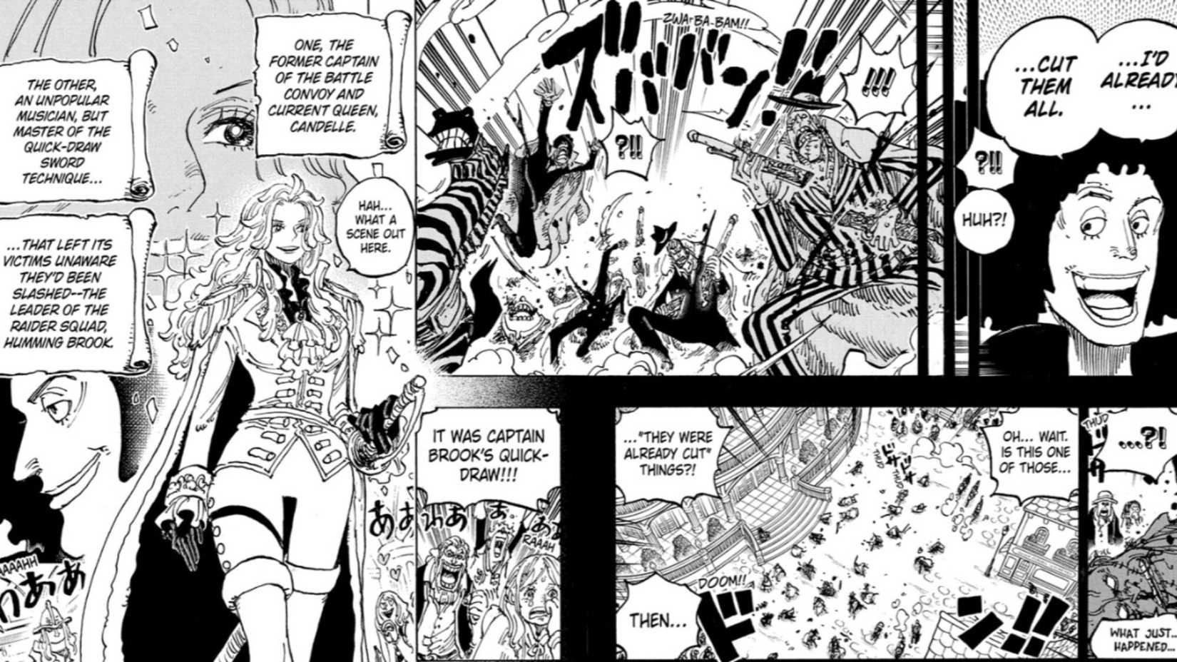 One Piece capítulo 1184: Brook e o passado de Candelle ganham destaque na história