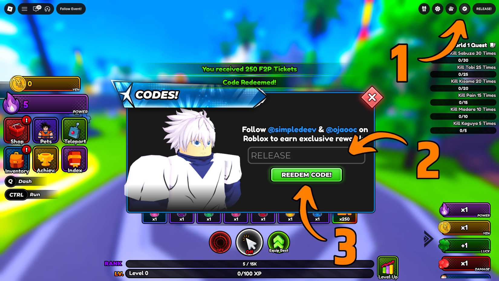 Os Melhores Códigos de Anime Astral Simulator no Roblox para Obter Mais de 500 Tickets Gratuitos