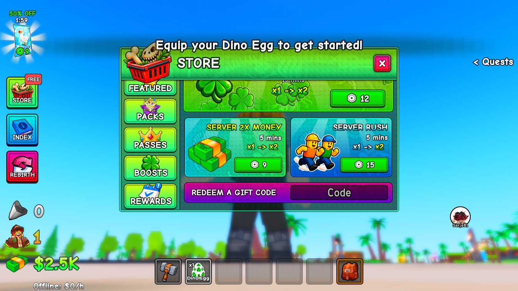 Guia completo de códigos para My Dino Park no Roblox: obtenha recompensas gratuitas