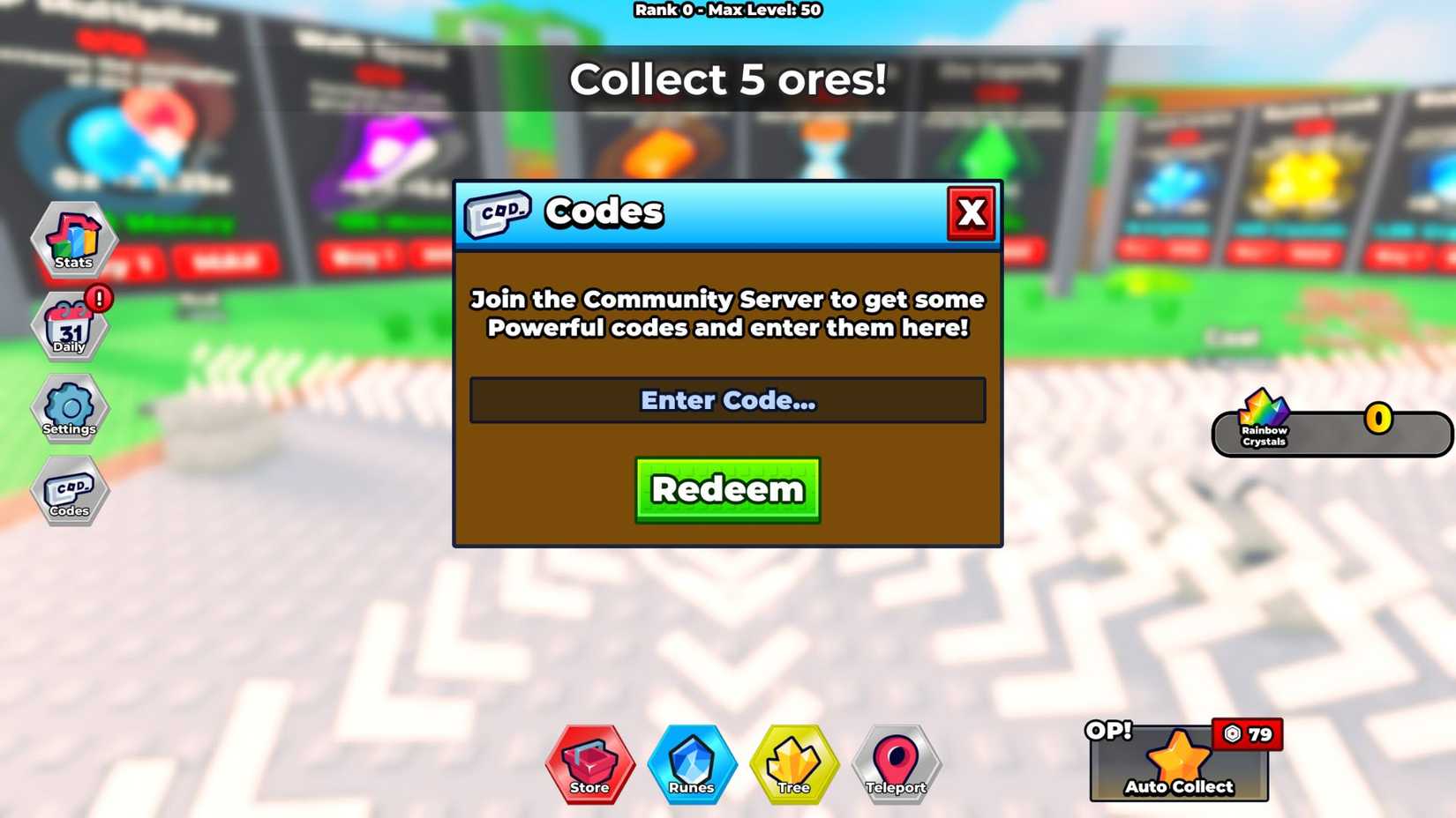 Códigos de Ore Incremental para Roblox em julho de 2026: dicas e novidades