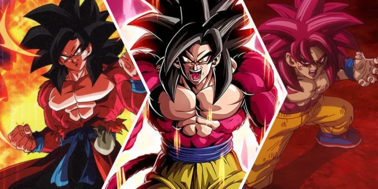 As cinco versões mais poderosas de Goku com Super Saiyan 4 em Dragon Ball