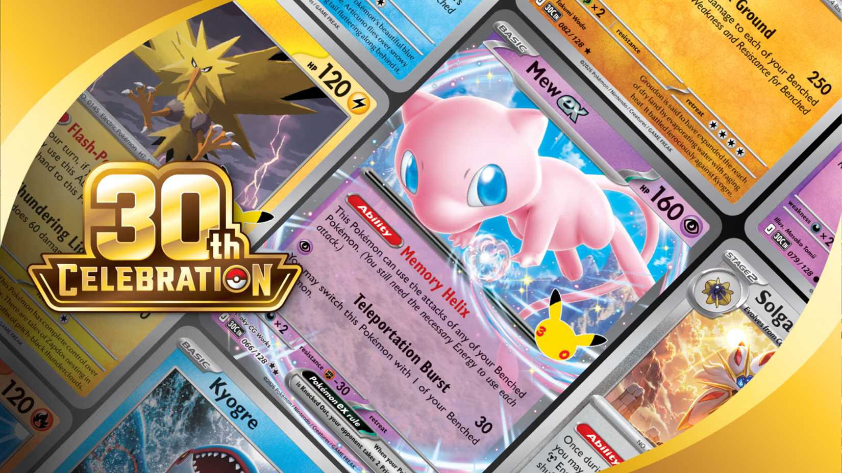 Lançamento do Pokémon 30º Aniversário sofre atraso na sua edição no Reino Unido