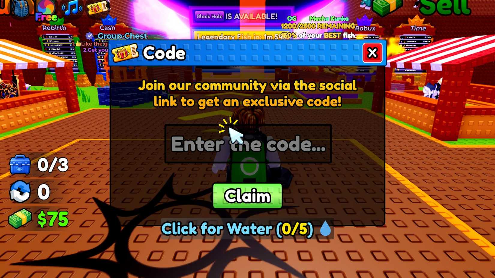 Códigos Para Get Free Pets E Aumentar a Capacidade de Drain Water No Roblox Animes e Games