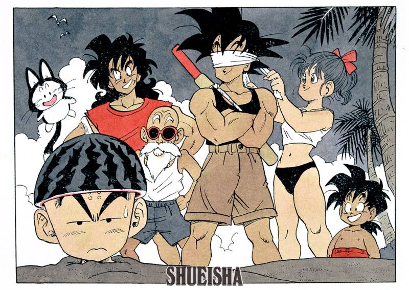 Arte Rara de Akira Toriyama revela os primeiros Z-Fighters de Dragon Ball Z
