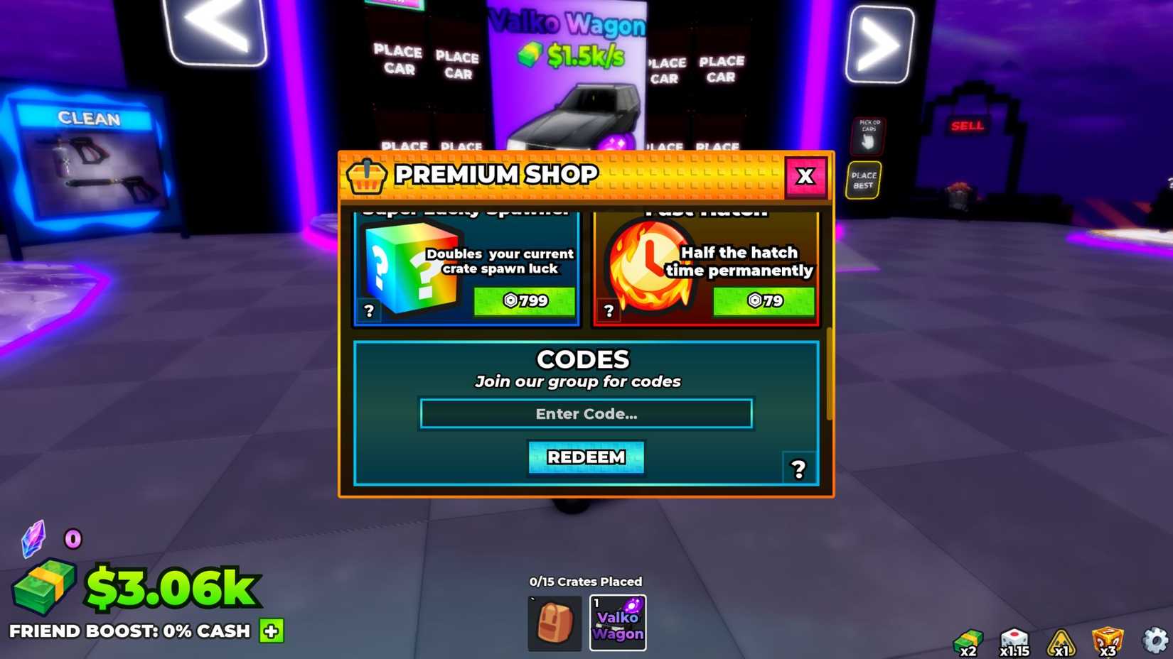 Códigos para ganhar recompensas em Dream Car Collection no Roblox