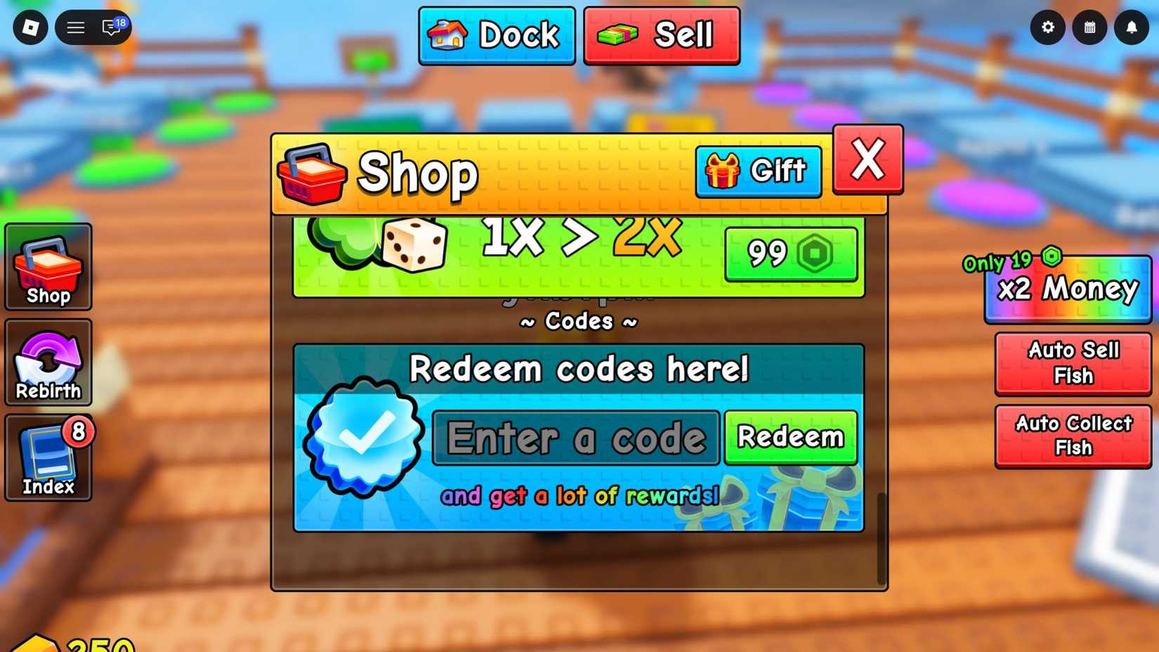 Códigos para Free Roll a Fisherman no Roblox ajudam jogadores a obter recompensas grátis